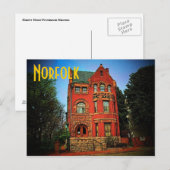 ノーフォーク博物館はがき ポストカード (正面/裏面)