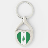 ノーフォーク島の旗 キーホルダー (正面)