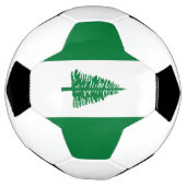 ノーフォーク島の旗 サッカーボール (回転)