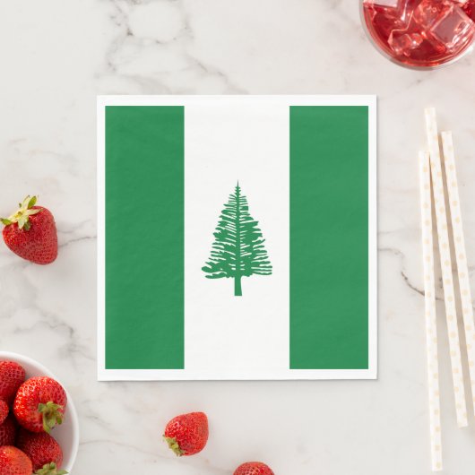 ノーフォーク島の旗 スタンダードランチョンナプキン (インサイチュ)