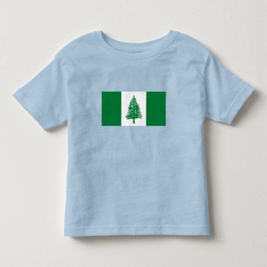ノーフォーク島の旗 トドラーTシャツ (正面)