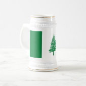 ノーフォーク島の旗 ビールジョッキ (正面左)