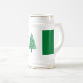 ノーフォーク島の旗 ビールジョッキ (正面右)