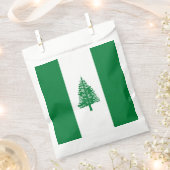 ノーフォーク島の旗 フェイバーバッグ (クリップ留めされた状態)