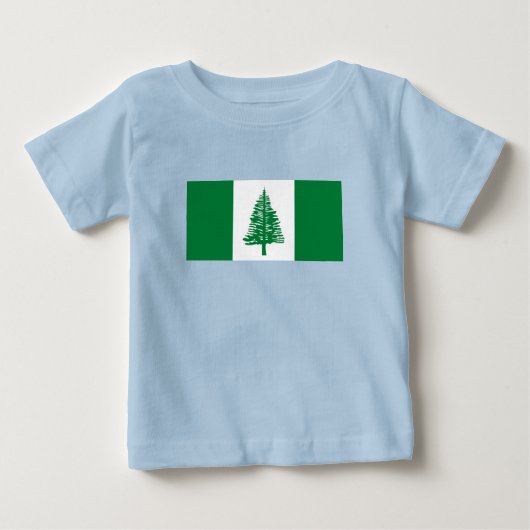 ノーフォーク島の旗 ベビーTシャツ (正面)