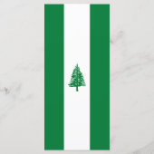 ノーフォーク島の旗 メニュー (裏面)