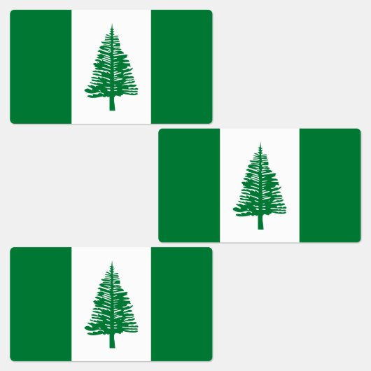 ノーフォーク島の旗 ラベル (グループ)