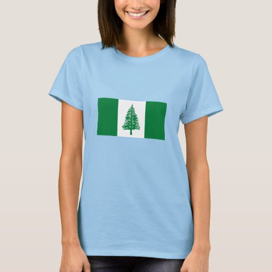 ノーフォーク島の旗 Tシャツ (正面)