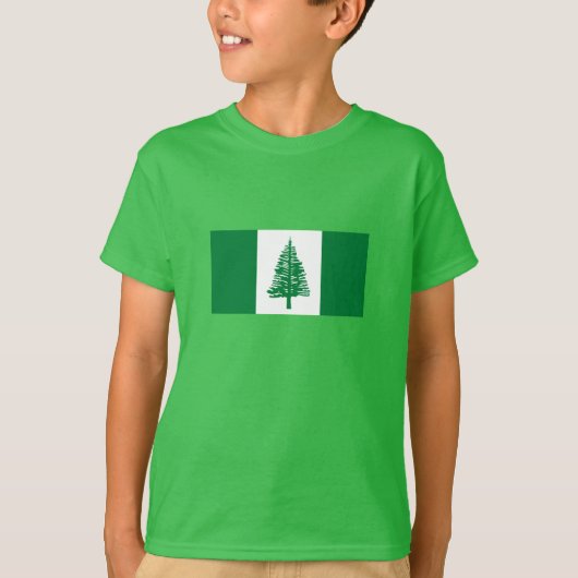 ノーフォーク島の旗 Tシャツ (正面)