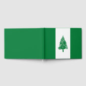 ノーフォーク島国旗 ゲストブック (全面)