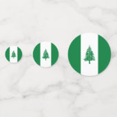 ノーフォーク島国旗 コンフェッティ (裏面)