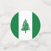 ノーフォーク島国旗 コンフェッティ (スモール正面)