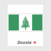 ノーフォーク島国旗 シール (シート)