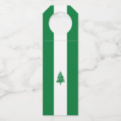 ノーフォーク島国旗 ボトルネックタグ (正面)