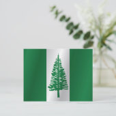 ノーフォーク島国旗 ポストカード (スタンド正面)