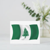 ノーフォーク島国旗 ポストカード (スタンド正面)