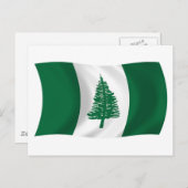 ノーフォーク島国旗 ポストカード (正面/裏面)