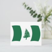 ノーフォーク島国旗 ポストカード (スタンド正面)