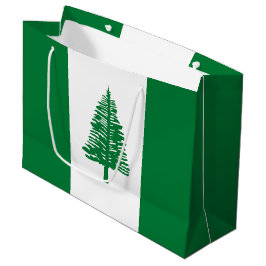 ノーフォーク島国旗 ラージペーパーバッグ