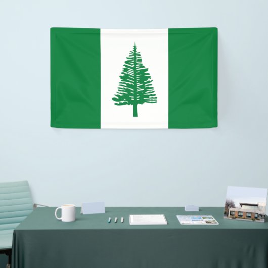 ノーフォーク島国旗 横断幕 (トレードショー)