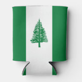 ノーフォーク島国旗 缶クーラー (正面)