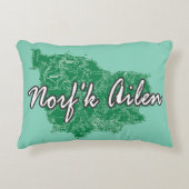 ノーフォーク島 アクセントクッション (正面)