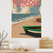 ノーフォーク州 イングランド ヴィンテージ 旅行ポスター ポスター (キッチン)