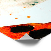 ノーフォーク水彩画の赤いボート ポスター (角)