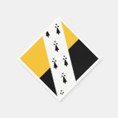 ノーフォーク紙ナプキンス国旗 スタンダードカクテルナプキン (角)