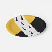 ノーフォーク紙プレート国旗 ペーパープレート (アングル)