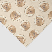 ノーフォーク絵を描テリアのかわいいオリジナルペットドッグアート 薄葉紙 (詳細)