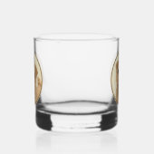 ノーフォーク絵画テリアのオリジナル- Dog Art ウイスキーグラス (右)