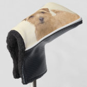 ノーフォーク絵画テリアのオリジナル- Dog Art ゴルフヘッドカバー (3/4 正面)