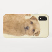 ノーフォーク絵画テリアのオリジナル- Dog Art Case-Mate iPhoneケース (裏面(横))