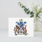 ノーフォーク諸島コート・オブ・アームズ ポストカード (スタンド正面)