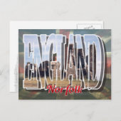 ノーフォーク、イングランド郵便はがき ポストカード (正面/裏面)