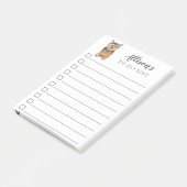 ノーフォーク·テリパーソナライズされたアー·ドッグがポストI ポストイット (アングル)