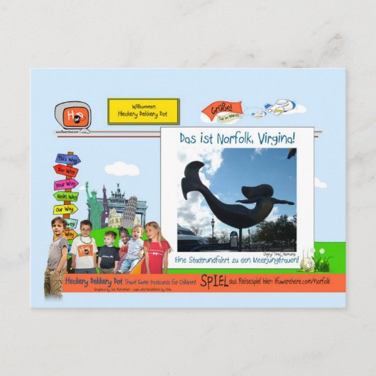 ノーフォーク(バージニア州) ポストカード (正面)