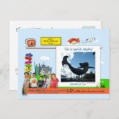 ノーフォーク、ヴァ!メルメイドオンツアー ポストカード (正面/裏面)