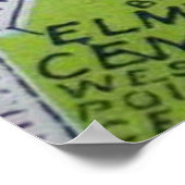 ノーフォークVAヴィンテージ地図ポスター ポスター (角)