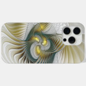 ノーブリーゴールデンティール(緑がかった色)抽象芸術ファンタジーフラクタル Case-Mate iPhoneケース (裏面 (横))