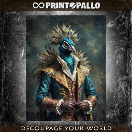 ノーブルエレガントリ王室のネッサンス王子孔雀 薄葉紙