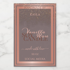 ノーブルグレー製品パッケージングラベルバラ金ゴールド フードラベル