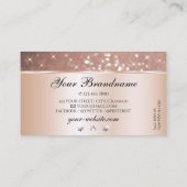 ノーブルバラゴールデングリッタースターズダイヤモンドクラシック 名刺 (裏面)