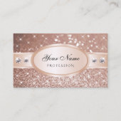 ノーブルバラゴールデングリッタースターズダイヤモンドクラシック 名刺 (正面)