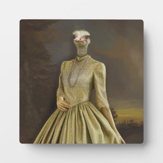 ノーブルビースト – ダンディダチョウ フォトプラーク (正面)