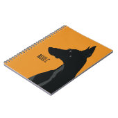 ノーブルブラックドーバーマン ノートブック (左側)