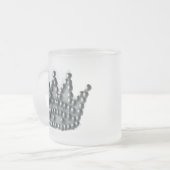 ノーブルベビーハーブティーモンマイマグ | m3galleryStudio フロストグラスマグカップ (正面左)