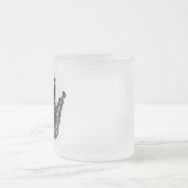 ノーブルベビーハーブティーモンマイマグ | m3galleryStudio フロストグラスマグカップ (中央)