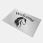 ノーブルホースウェルカム ドアマット (アングル)